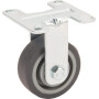 Roulettes pivotantes en acier galvanisé à platine de fixation TENTE 2478PJP050P41