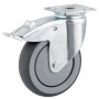 Roulettes pivotantes en acier galvanisé à platine de fixation TENTE 2475PJP050P40