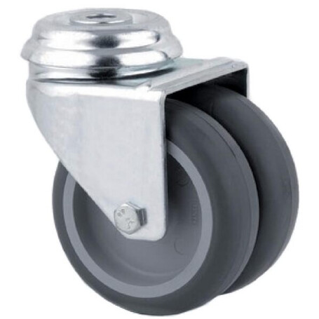 Roulettes pivotantes doubles TENTE 2970PJP075P3010