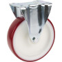 Roulettes pivotantes à bandage en polyuréthane TENTE 3478UAR160P63