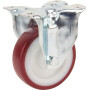 Roulettes pivotantes à bandage en polyuréthane TENTE 3478UAR100P62