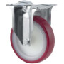 Roulettes pivotantes à bandage en polyuréthane TENTE 3478UAR080P62