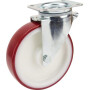 Roulettes pivotantes à bandage en polyuréthane TENTE 3470UAR200P63