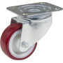 Roulettes pivotantes à bandage en polyuréthane TENTE 3470UAR080P62