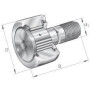 Rouleau de guidage INA/FFAG KRV32PPA