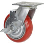 Roue pivotante avec frein COMPAC C003496