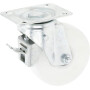 Roue oscillante avec frein et roulement 125mm RO-CARR WH50NF125