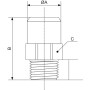 Adaptateur PREVOST PVRRFM253227