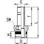 Adaptateur CAMOZZI 6811814