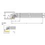 Porte-plaquette droit I-TOOLS S25RDCLNR12