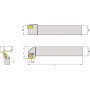 Porte-plaquette droit I-TOOLS PTGNR2525M16