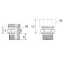 Adaptateur VOSS GES6SR38