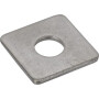 Plaque carrée M10 inox A2 UNIVERSEL 43610RVS