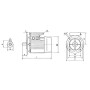 Moteur électrique 1,1 kW UNIVERSEL EM80B2B5300IE3AKR