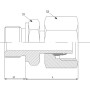 Adaptateur tournant VOSS AAG272027