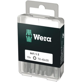 Bit TX 40x25 (10 pezzi) WERA SC8671ZTX40DIY