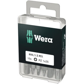 Bit PZ 1x25 (10 pezzi) WERA SC8551ZPZ1DIY