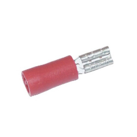 Douille fiche plate rouge 4,8x0,8mm UNIVERSEL LA9230KR