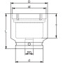 Douille 1/2" UNIVERSEL DPKM08