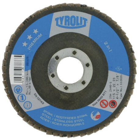 Disque abrasif à lamelles TYROLIT K192206