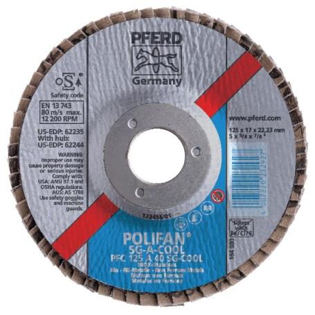 Disque abrasif à lamelles PFERD K12560INOX