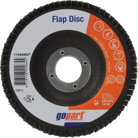 Disque abrasif à lamelles 115mm GOPART 115K60GP