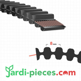 Courroie Coupe HONDA HF2218 K1