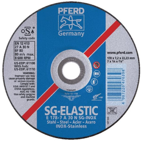 Disque à ébarber PFERD BD1254MPSG