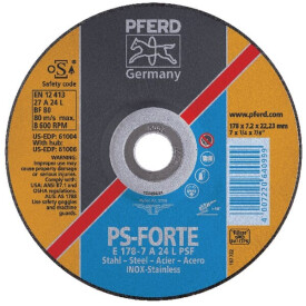 Disque à ébarber PFERD BD1157MP