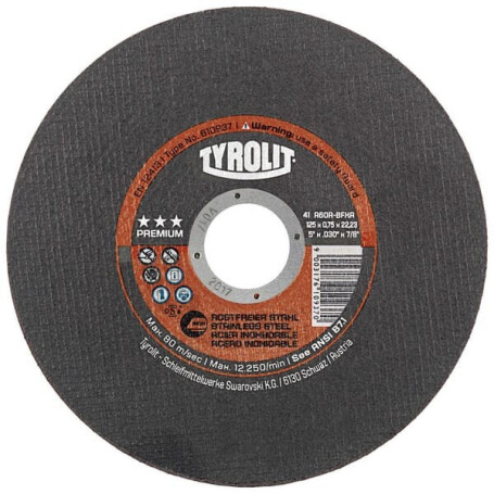Disque à découper TYROLIT 282150
