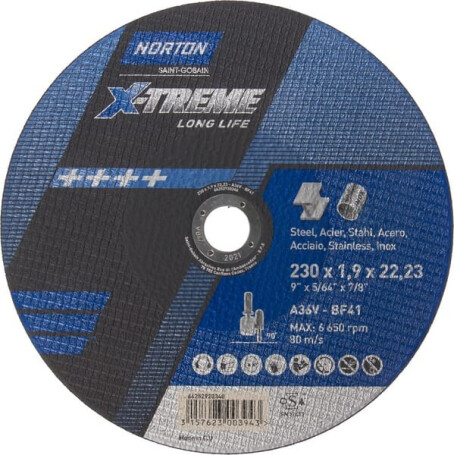 Disque à découper NORTON 66252920348
