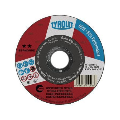 Disque à couper TYROLIT 34332839