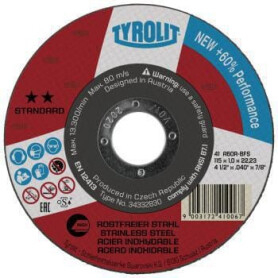 Disque à couper TYROLIT 34332834