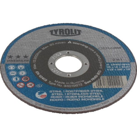 Disque à couper TYROLIT 34241344