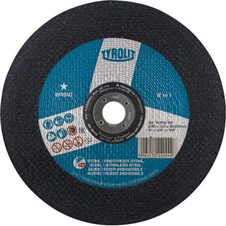 Disque à couper TYROLIT 222044