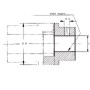 Demi accouplement de pompe MP-FILTRI GEP333
