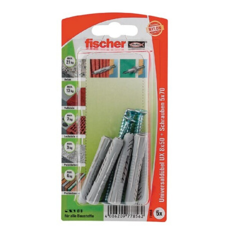Cheville et vis FISCHER UX850SK