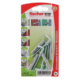 Cheville et équerre FISCHER UX635WHK