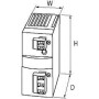 Alimentation 24V DC 25A MURR ELEKTRONIK MCSB25A
