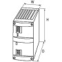 Alimentation 24V DC 75A MURR ELEKTRONIK MCSB75A