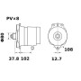 Alternateur 48V 180A MAHLE MG93