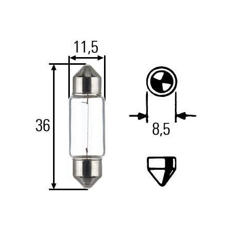 Ampoule HELLA 8GM002092121