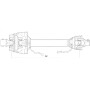 Arbre de transmission WEASLER EUCVAW361210