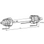 Arbre de transmission WALTERSCHEID WWZ24801210AOG