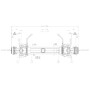 Arbre de transmission BONDIOLI/6PAVESI CS0N121CER10R10