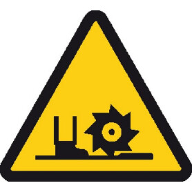 Autocollant Avertissement 100m BRADY WB250255