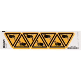 Autocollant Avertissement 50mm BRADY WB250307