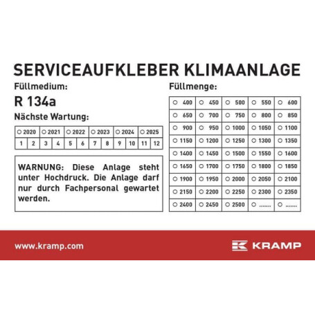 Autocollant UNIVERSEL KL070900