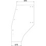 Vitre de porte complète UNIVERSEL 04400341N
