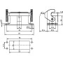 Embase encastrée HARTING 09200100301